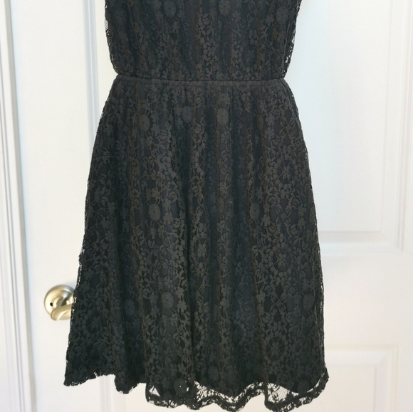 Navy Blue lace dress by Monteau size M NWT - Picture 8 of 12